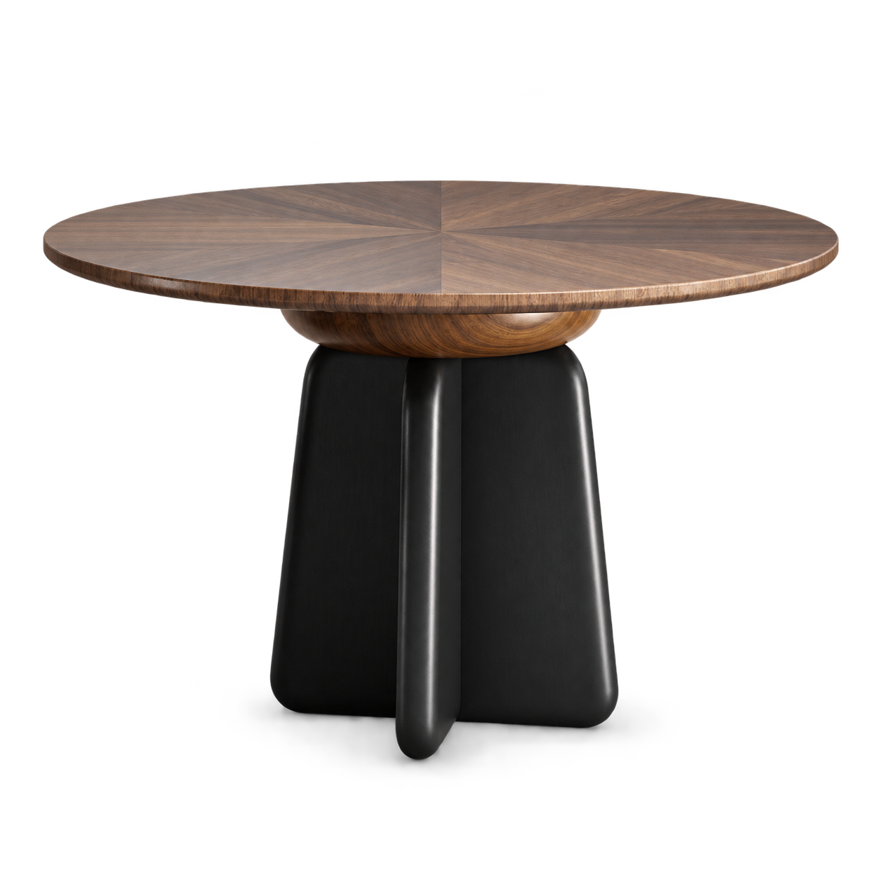 JULQMCZ1112 Walnut Parquet Dining Table