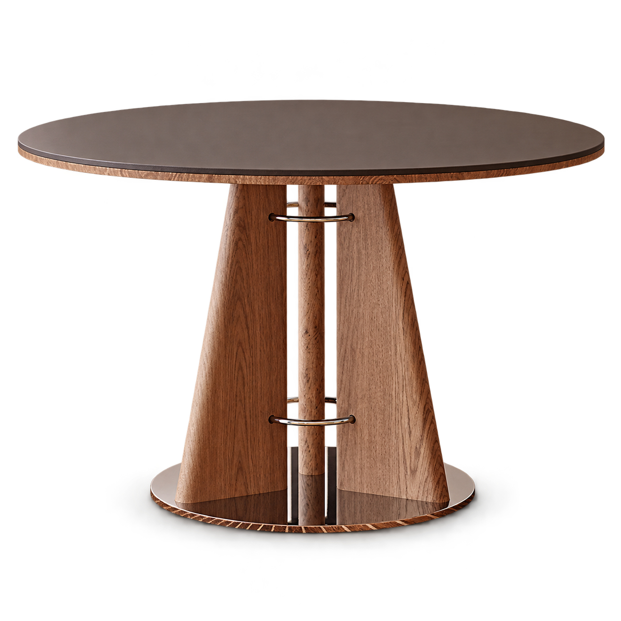 JULQMCZ1089 Black Stone Dining Table