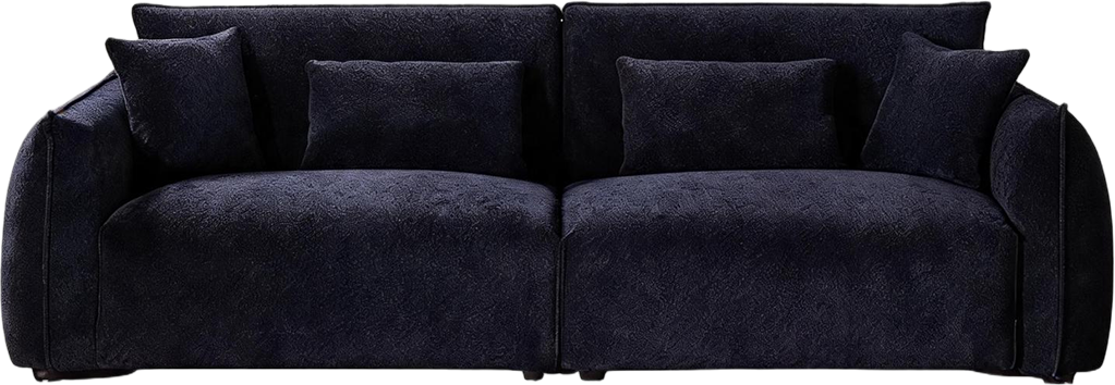 JUXMQ1207 Navy Chenille Sofa