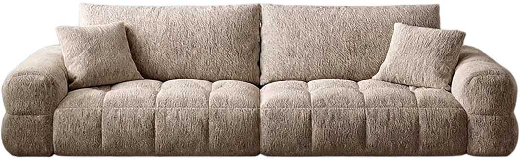 JUXMQ1210 Deep-Seat Chenille Sofa