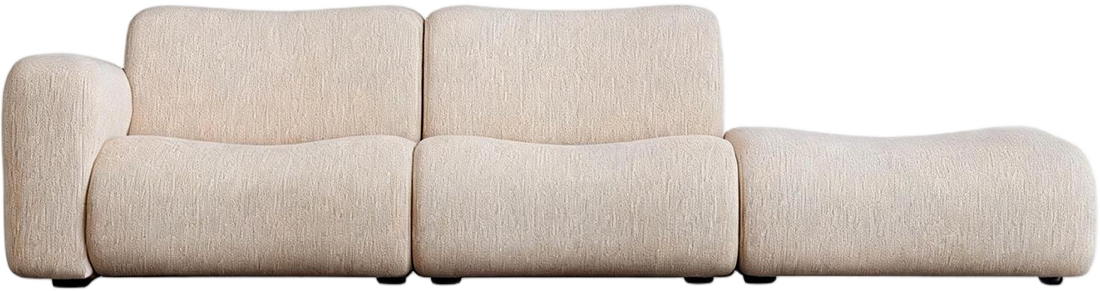 JULX3038 Modular Chenille Sofa