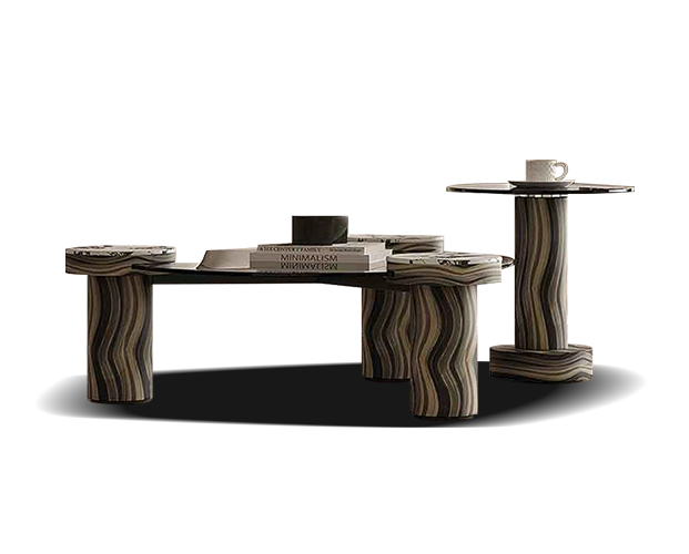 JUJYYC740 Linear Coffee Table Combination