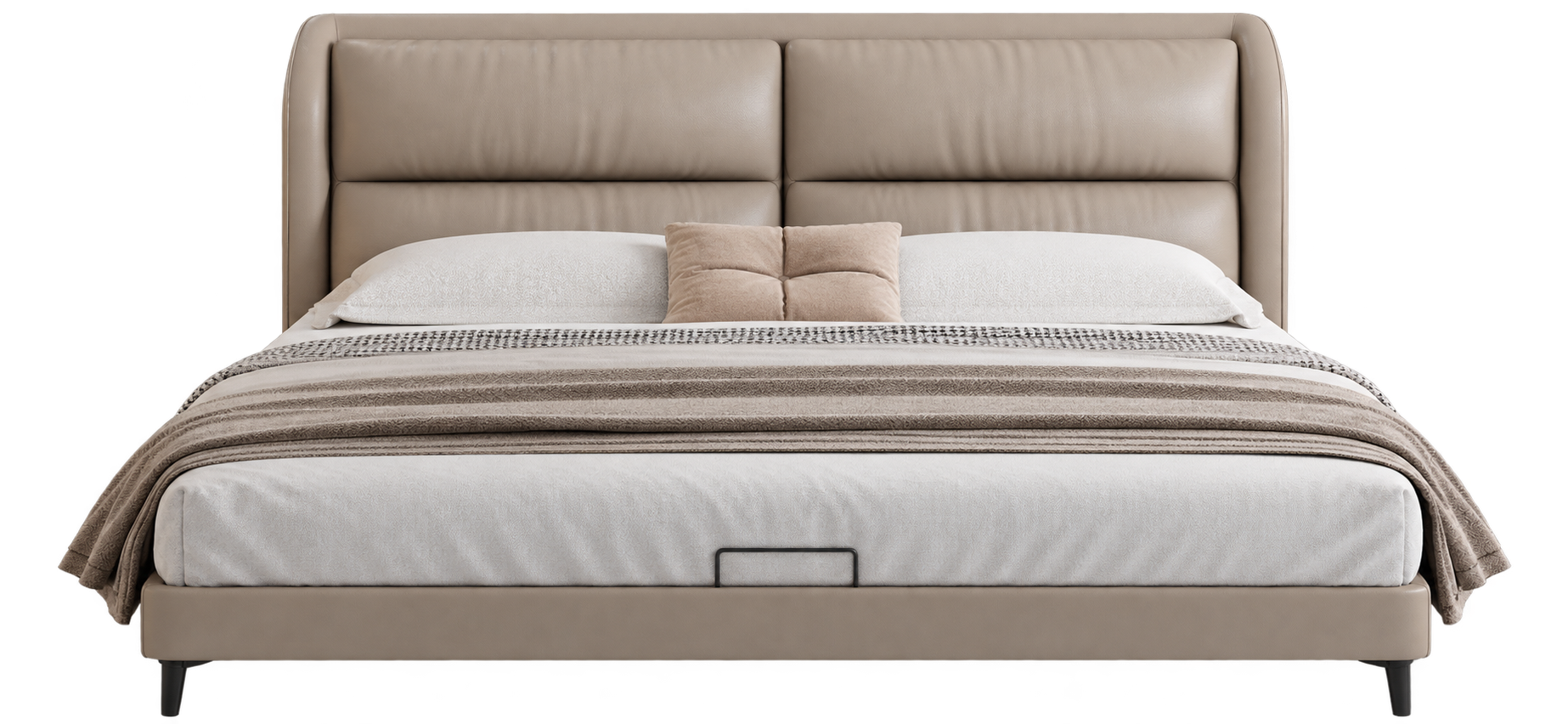 JUJM724A Bordered Leather Bed
