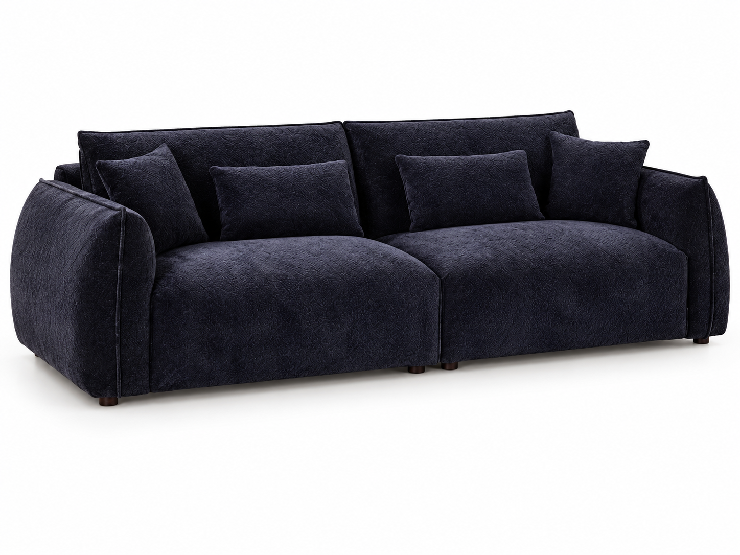 JUXMQ1207 Navy Chenille Sofa