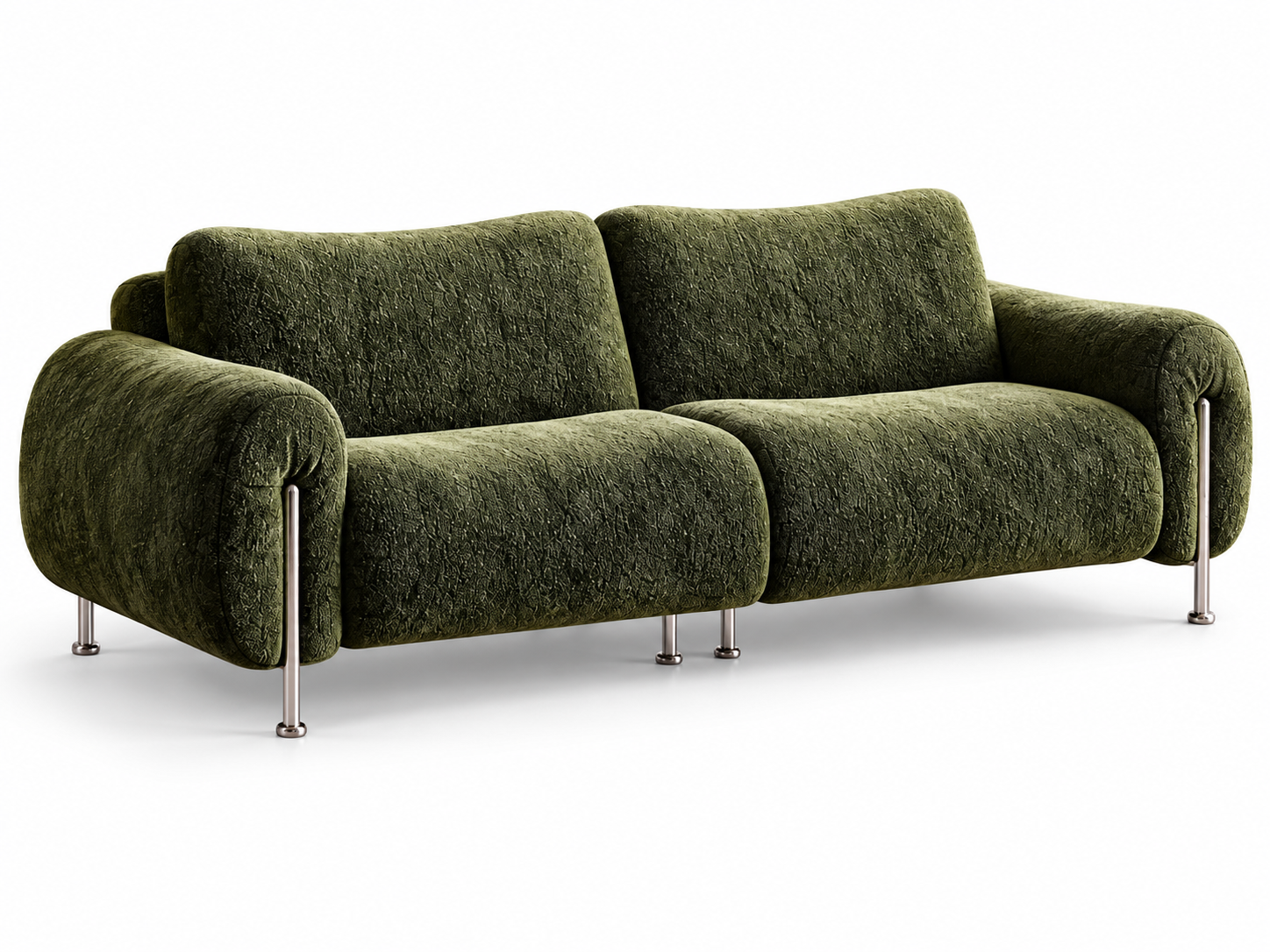 JUXMQ1214 Olive Chenille Sofa