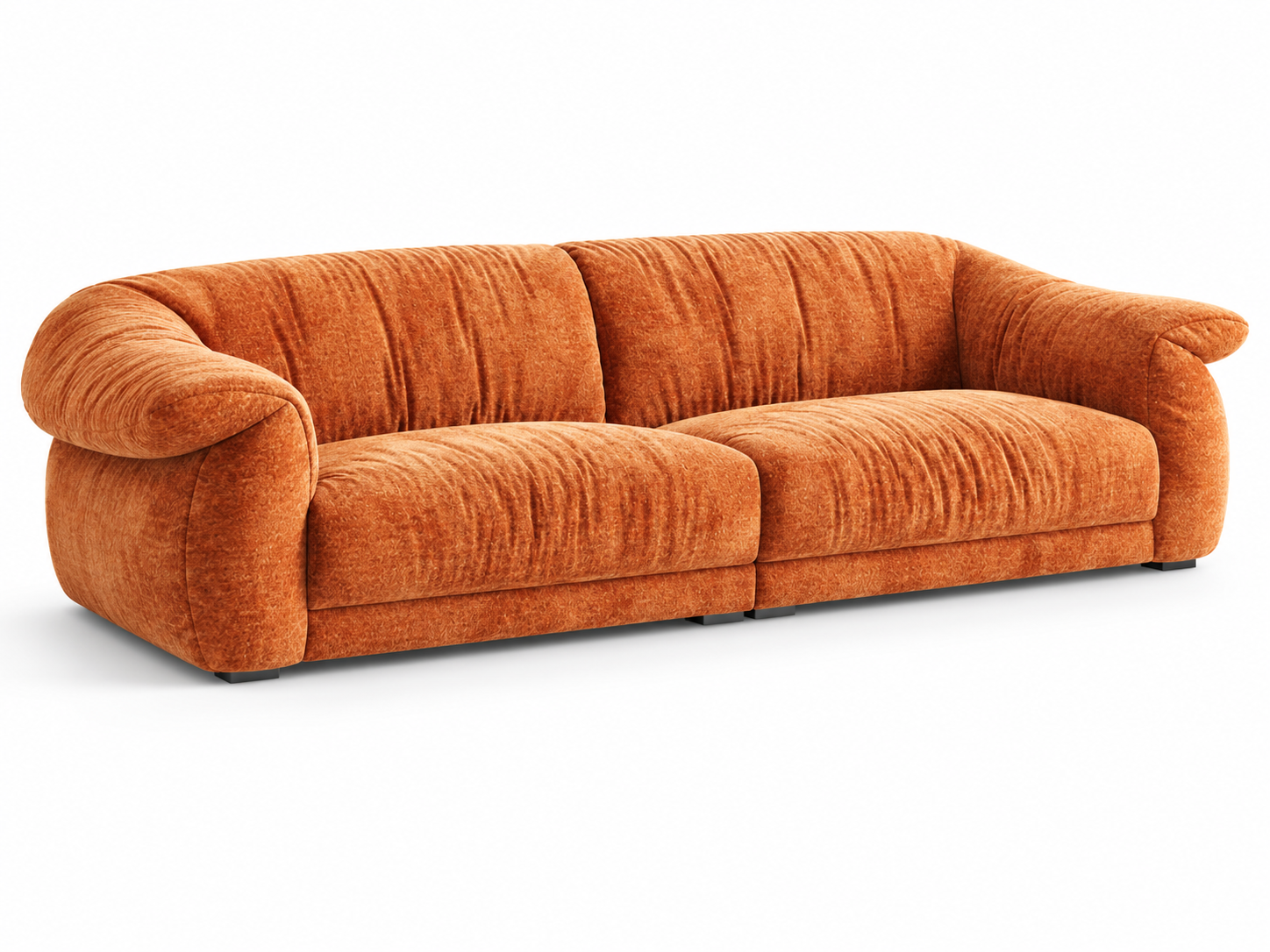 JUDM048 Rounded Chenille Sofa