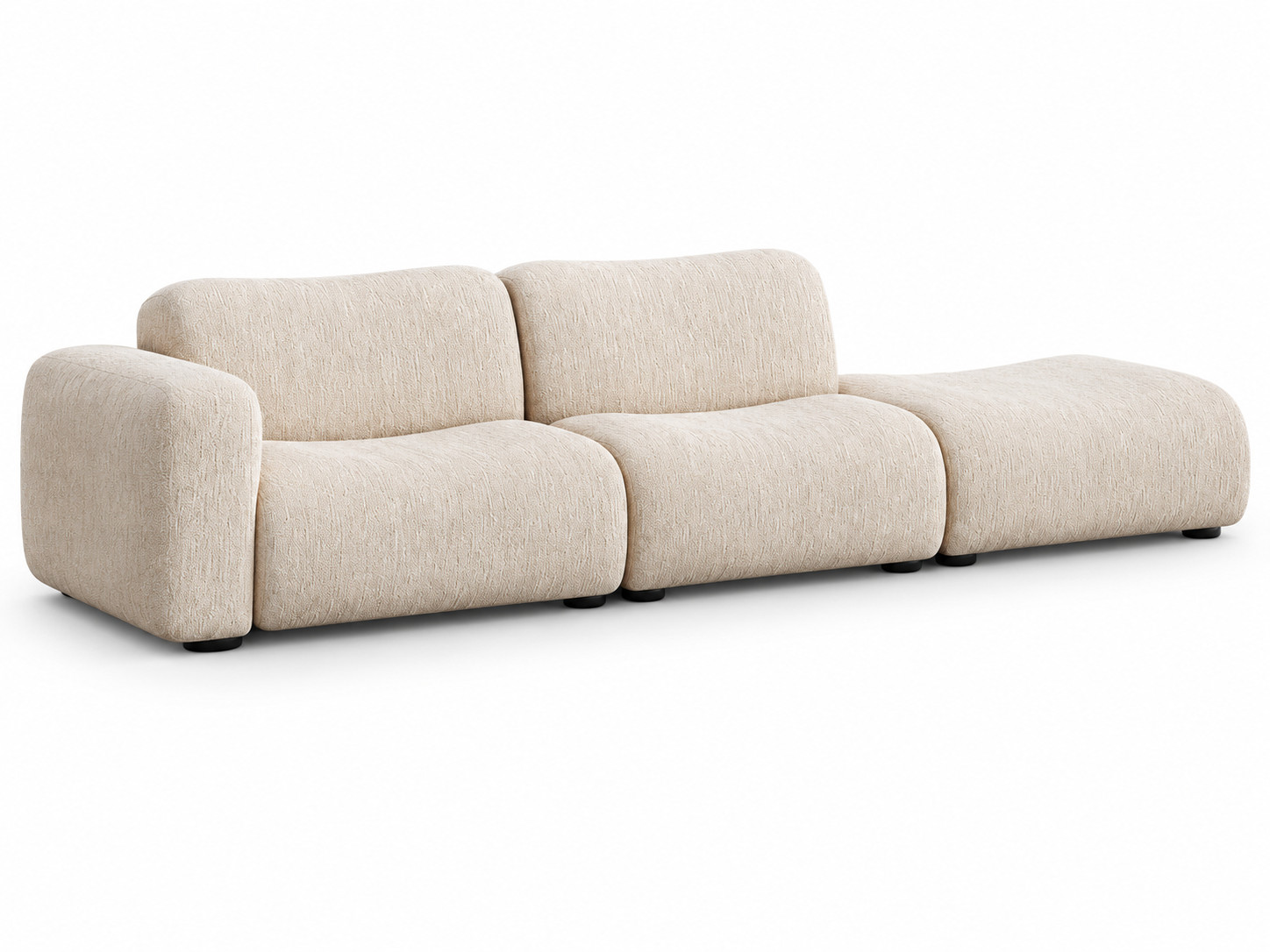JULX3038 Modular Chenille Sofa