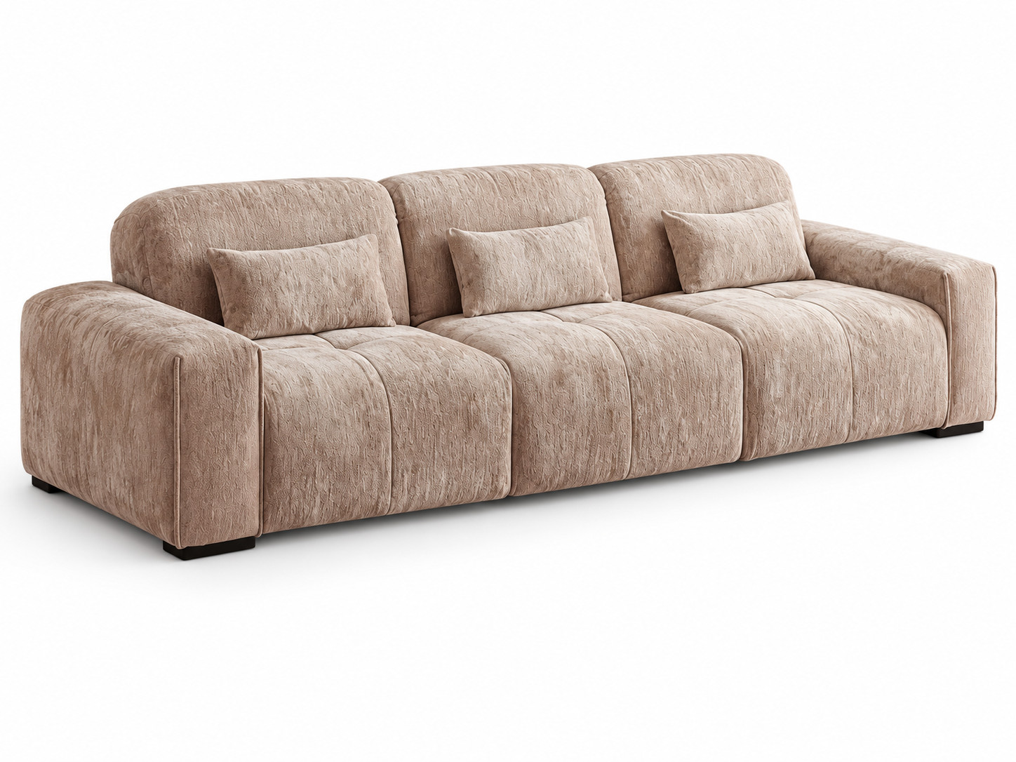 JUXMQ1221 Wide-Arm Chenille Sofa